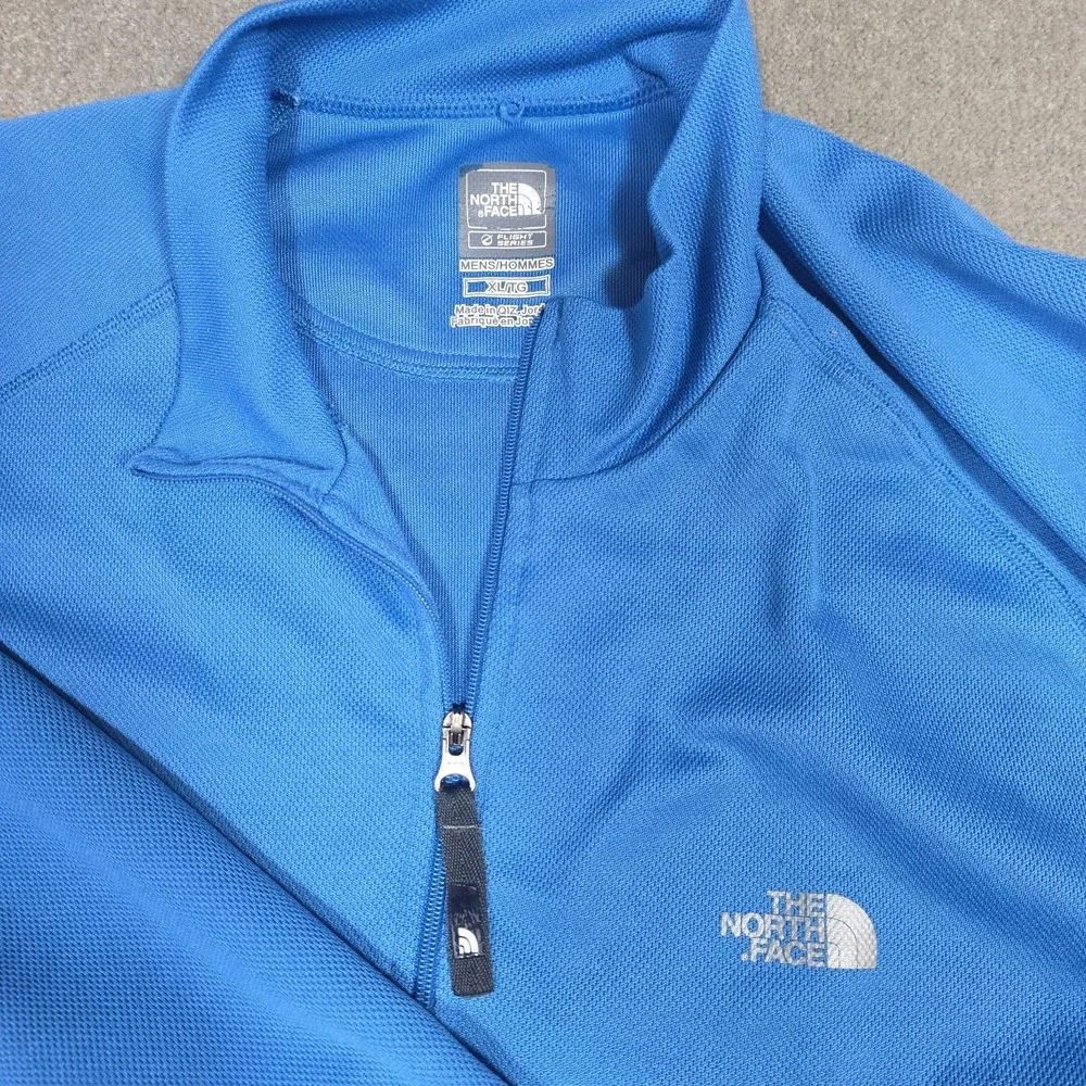 The North Face Flight Series 1/4 Zip Pullover Mens Xl Blue Vapor Wick Running